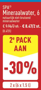 Promotie: SPA Mineraalwater