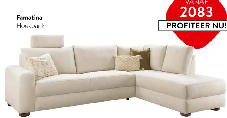 Aanbieding: Famatina Hoekbank