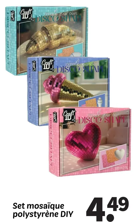 Offre: Set mosaïque polystyrène DIY