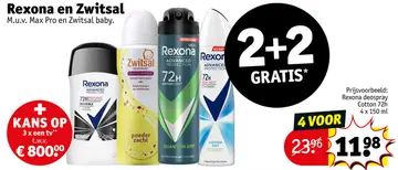 Aanbieding: Rexona en Zwitsal