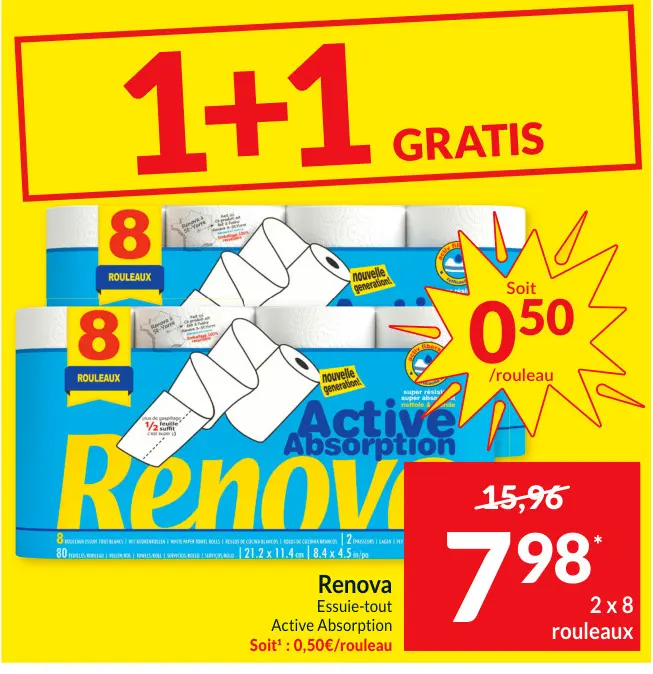 Offre: Essuie-tout Active Absorption