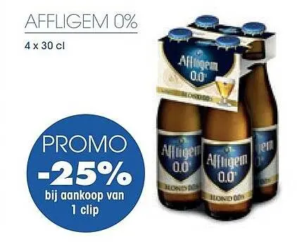 Promotie: Affligem 0%