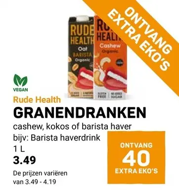 Aanbieding: Rude Health Granendranken