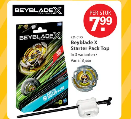 Aanbieding: Beyblade X Starter Pack Top Assorti