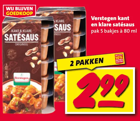 Aanbieding: Kant en klare satésaus