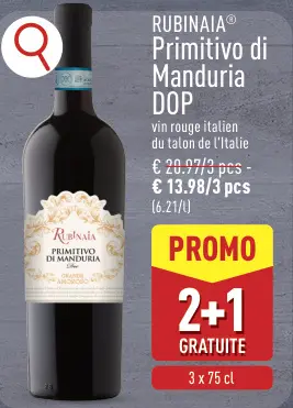 Promotie: Primitivo di Manduria DOP