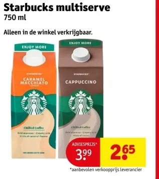 Aanbieding: Starbucks multiserve