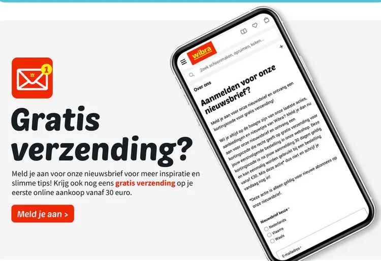 Promotie: Gratis verzending