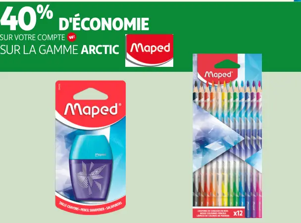 Offre: Lot de 4 gommes technic Maped