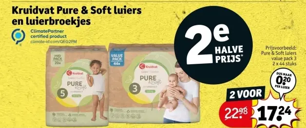 Aanbieding: Pure & Soft luiers en luierbroekjes