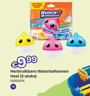 Promotie: Herbruikbare Waterballonnen Haai