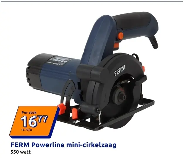 Promotie: Powerline mini-cirkelzaag