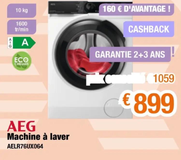 Offre: Machine à laver