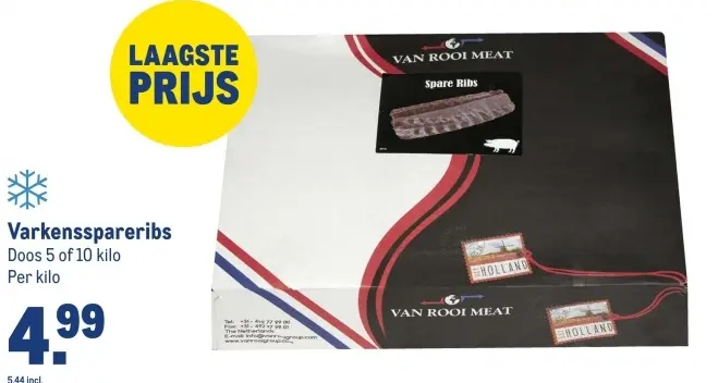 Aanbieding: Varkensspareribs