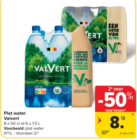 Promotie: Plat water