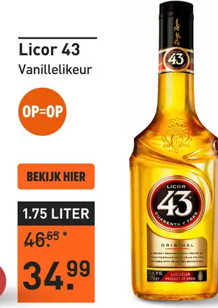 Aanbieding: Licor 43