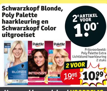 Aanbieding: Schwarzkopf Blonde, Poly Palette haarkleuring