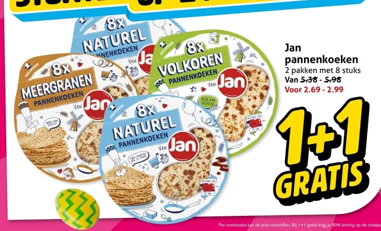 Aanbieding: Jan pannenkoeken