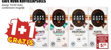 Aanbieding: Cafe nova koffiecapsules