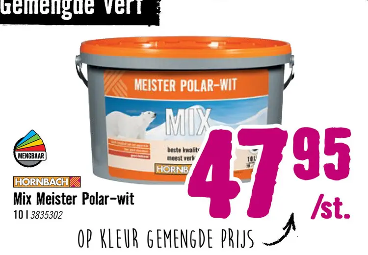 Aanbieding: Mix Meister Polar-wit