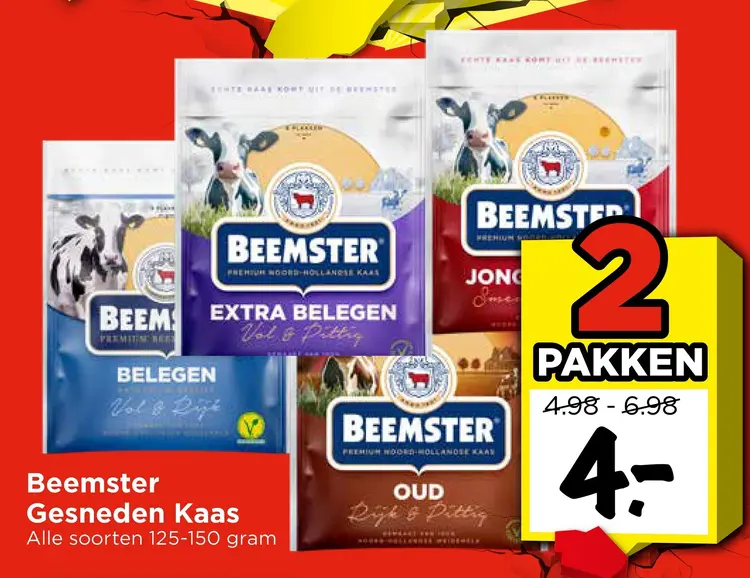 Aanbieding: Beemster Gesneden Kaas