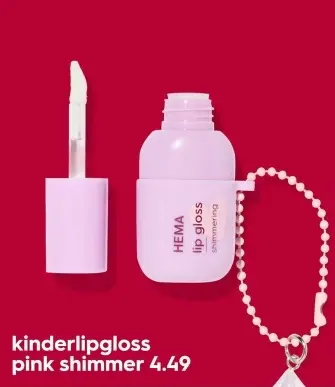 Aanbieding: kinderlipgloss pink shimmer