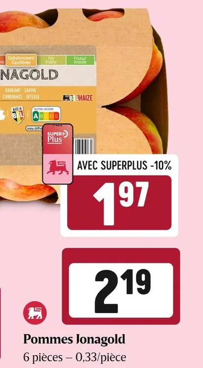 Offre: Pommes Jonagold