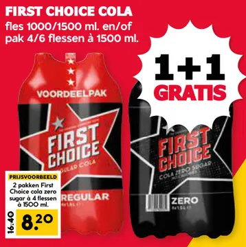 Aanbieding: First Choice Cola