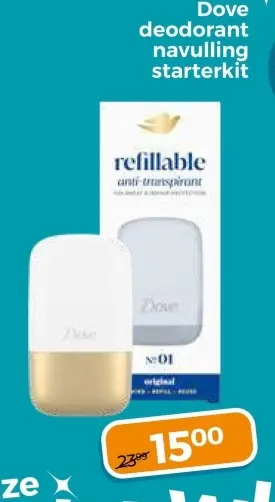 Aanbieding: deodorant navulling starterkit