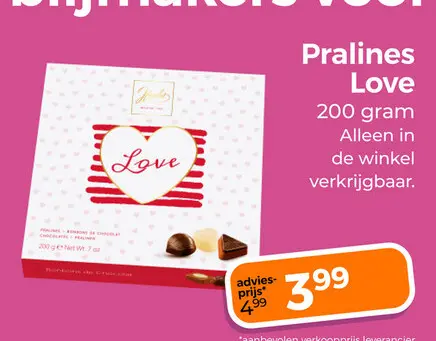 Aanbieding: Pralines Love