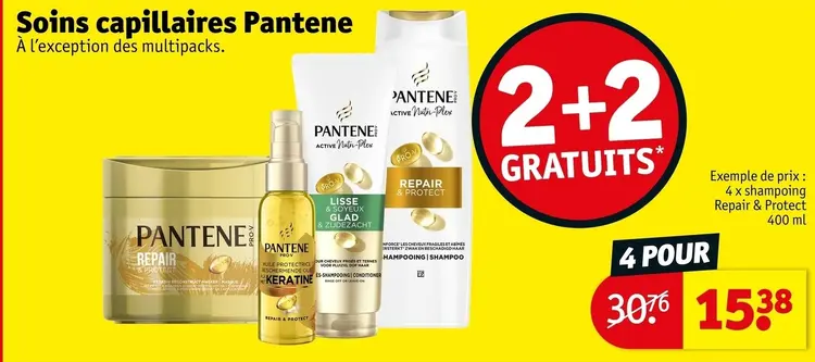 Offre: Soins capillaires Pantene