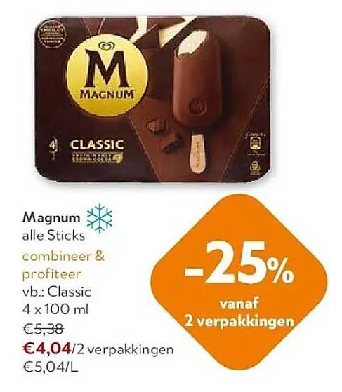 Promotie: Magnum Classic