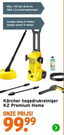 Aanbieding: Kärcher hogedrukreiniger K2 Premium Home