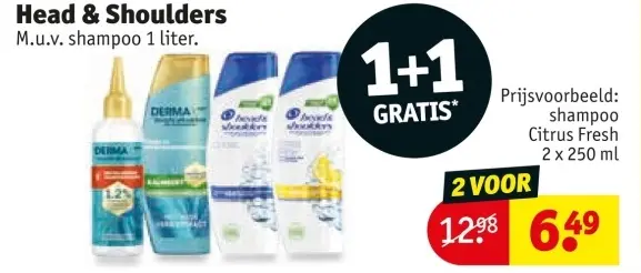 Aanbieding: Shampoo Citrus Fresh