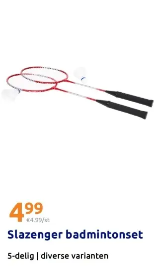 Promotie: badmintonset