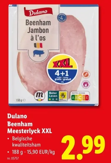 Promotie: Beenham Meesterlyck XXL