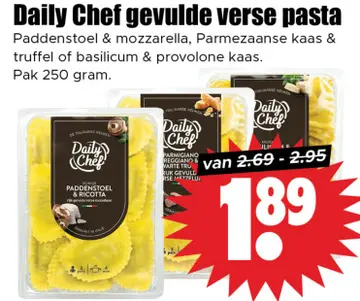 Aanbieding: Daily Chef gevulde verse pasta
