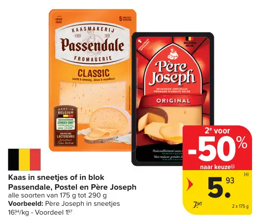 Promotie: Kaas in sneetjes of in blok