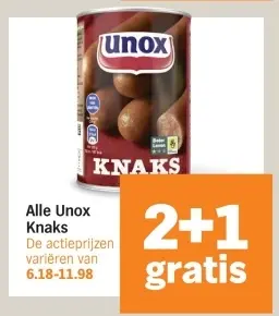 Aanbieding: Alle Unox Knaks