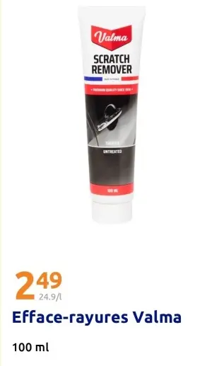Offre: Efface-rayures