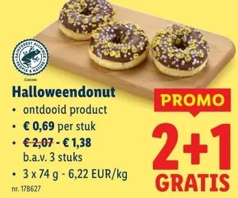 Aanbieding: Halloweendonut