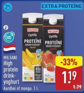 Aanbieding: High protein drink-yoghurt