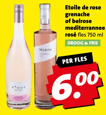 Aanbieding: Etoile de rose grenache of belrose mediterran