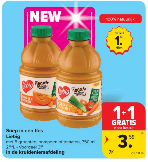Promotie: Liebig Soep in een fles