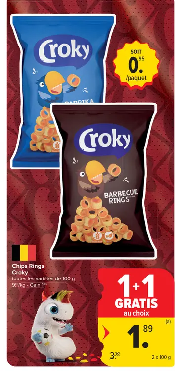 Offre: Chips Rings
