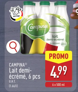 Offre: Lait demi-écréme