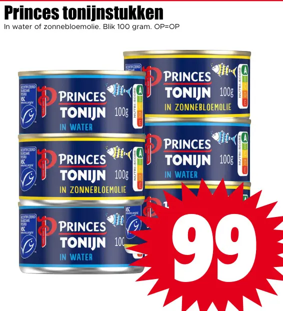 Aanbieding: tonijnstukken