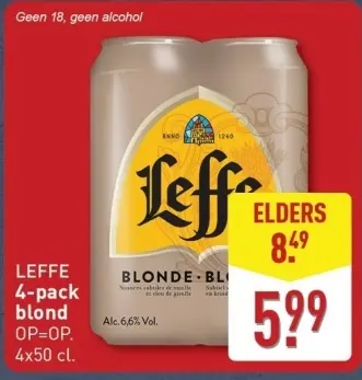 Aanbieding: 4-pack blond