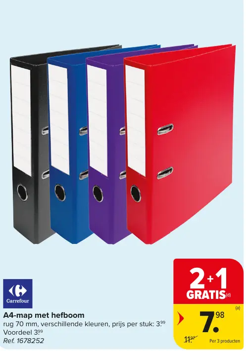 Promotie: A4-map met hefboom