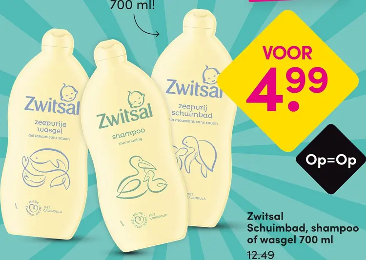 Aanbieding: Schuimbad, shampoo of wasgel